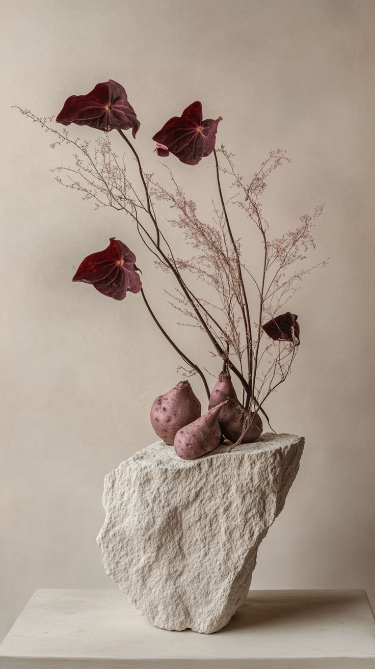 Dried botanical still life representing a quiet cue for change